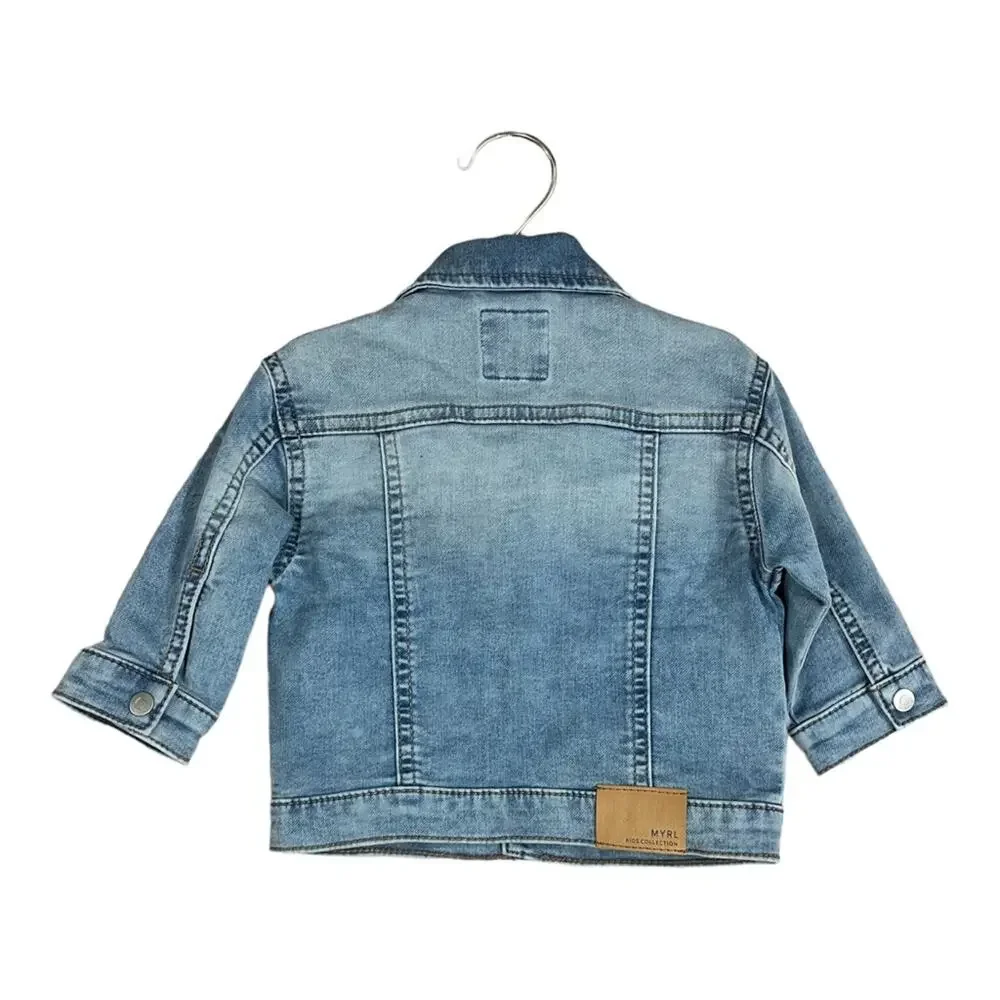 NWT Mayoral Ecofriends denin blue jean jacket Baby infant size 6 months